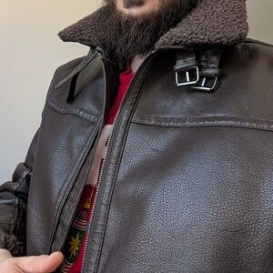 G by Guess Dark Brown Bomber Jacket